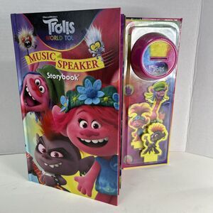 Dreamworks Trolls World Tour Music Speaker Storybook Sound Book Kid Audio Player